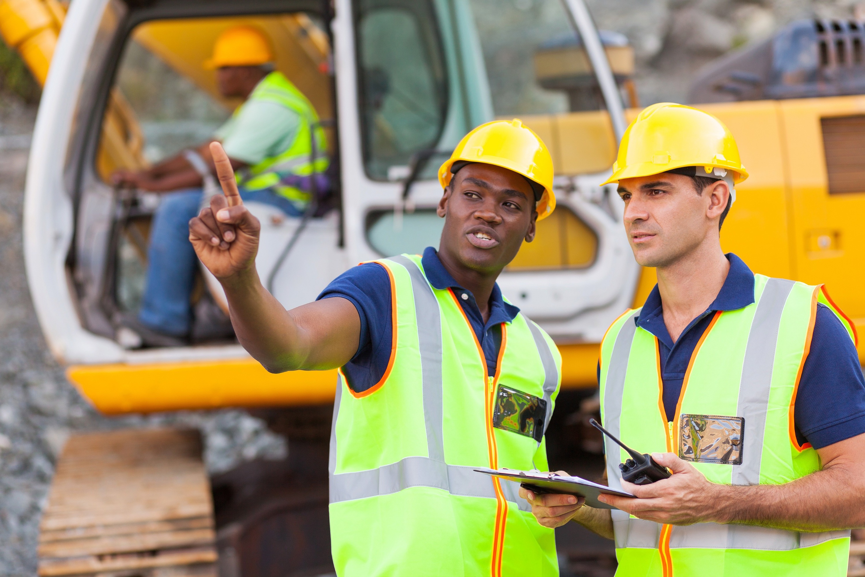 Construction crew at work on an Icon & Ikon project site